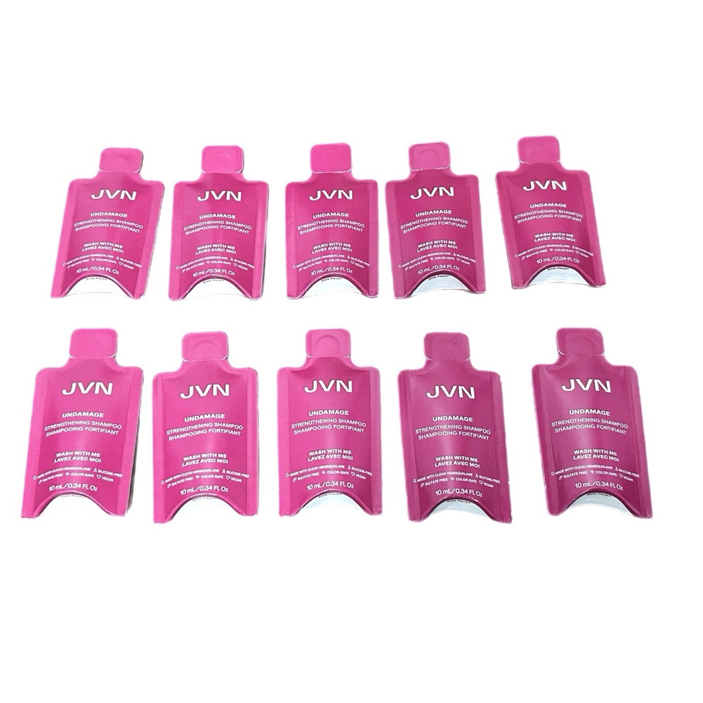 JVN UNDAMAGE‎ Strengthening Shampoo x 10 Sample Packs 10mL Each